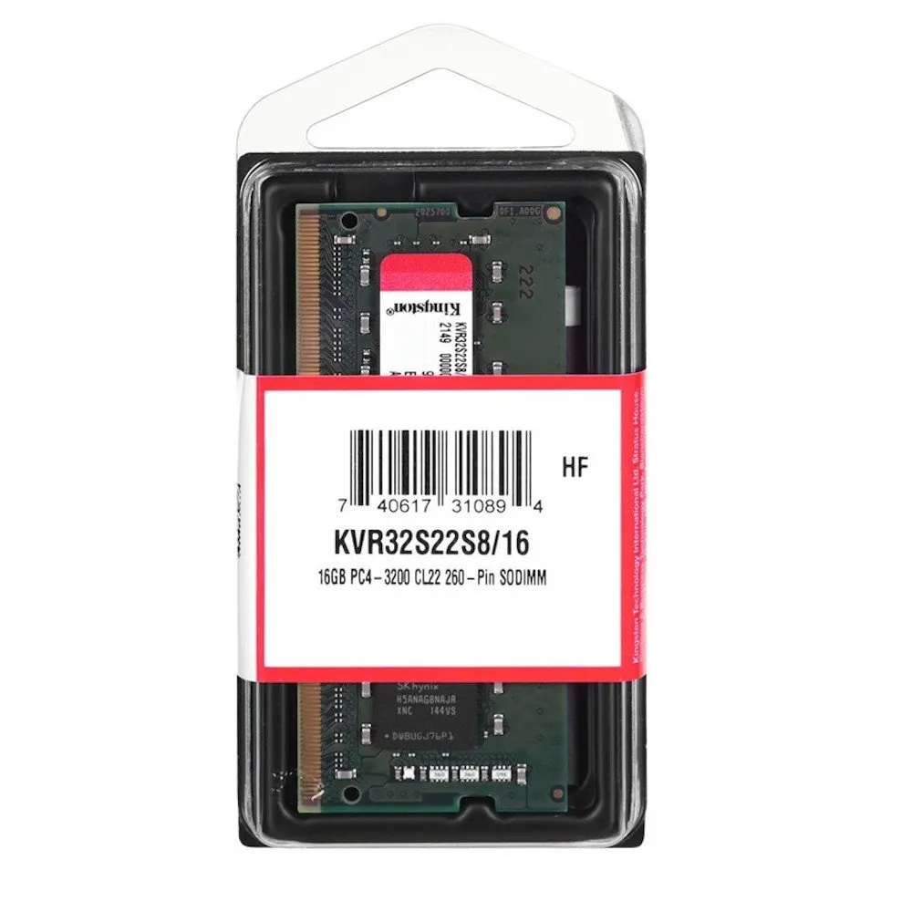 Модуль памяти Kingston KVR32S22S8/16 DDR4 SODIMM 16Gb 3200 MHz CL19