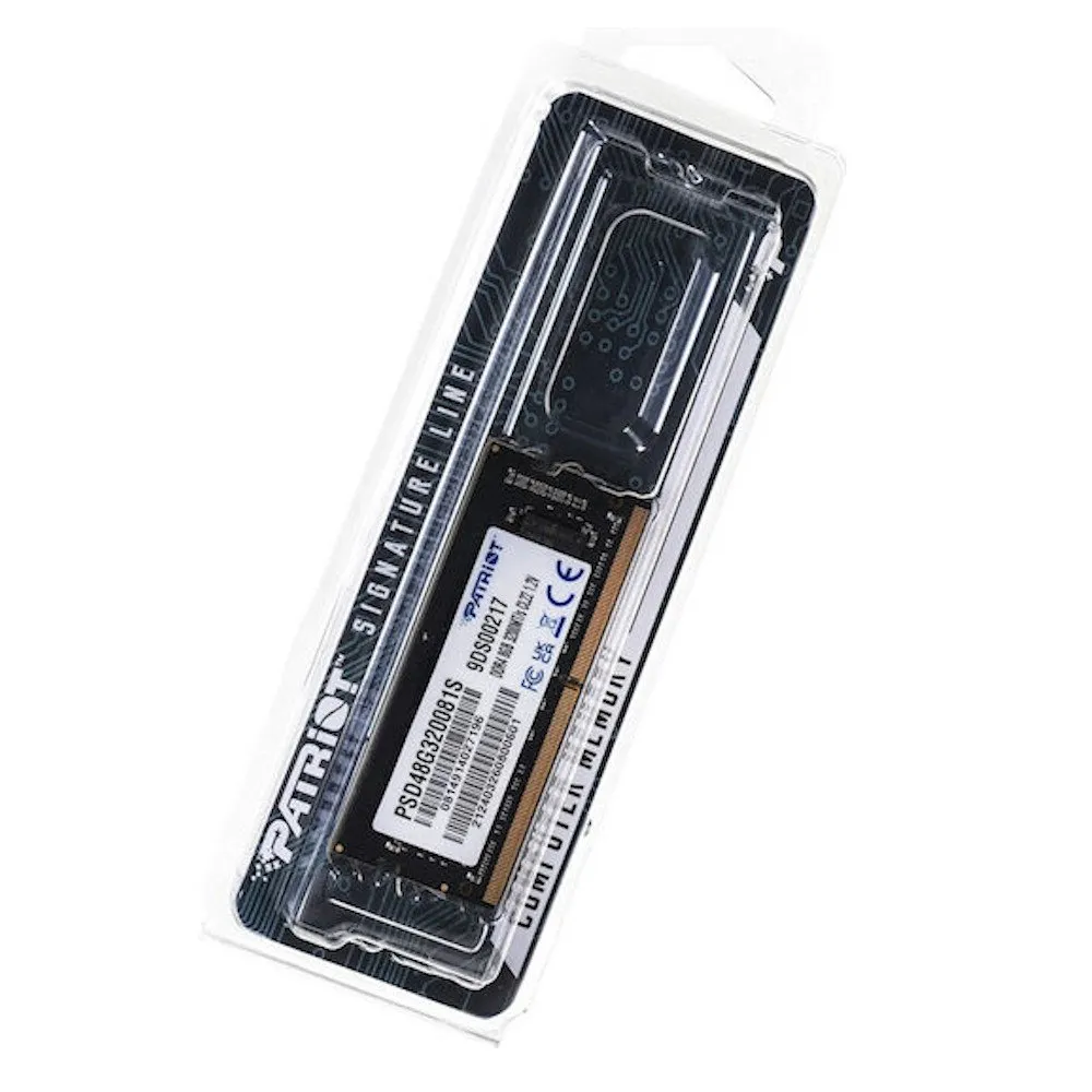 Модуль памяти для ноутбука Patriot Signature, PSD48G320081S, DDR4, SO-DIMM, 8Gb, 3200Mhz, CL22 — фото 2
