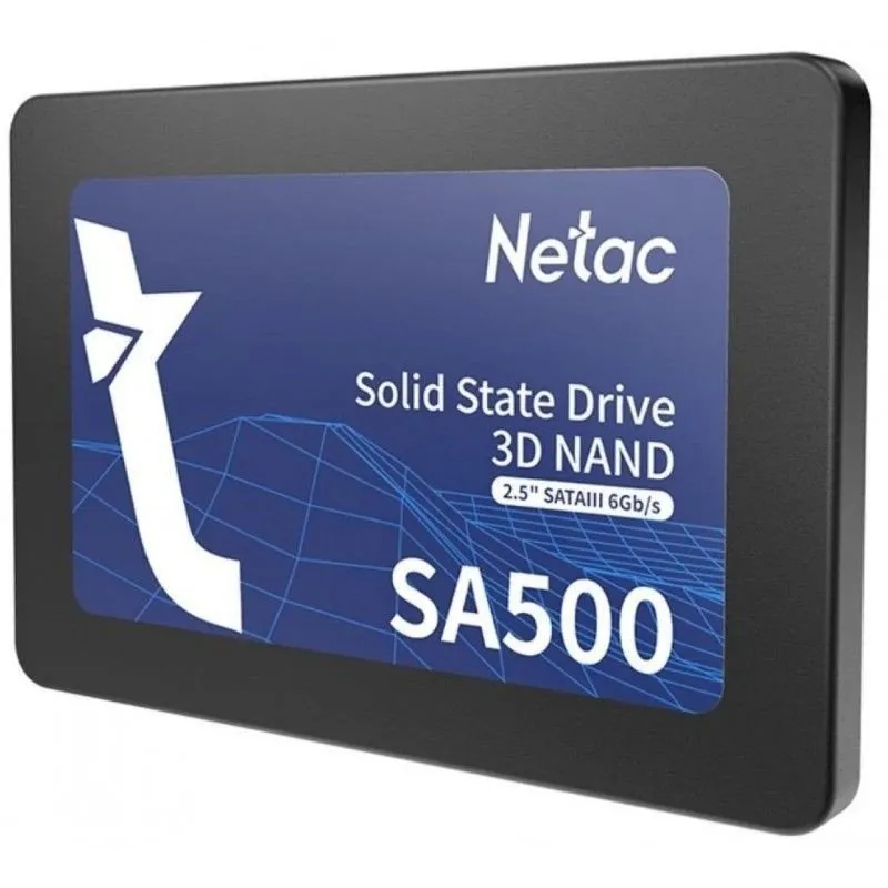 Твердотельный накопитель SSD 1Tb, SATA 6 Gb/s, Netac SA500, 2.5", 3D TLC, 530R/475W — фото 3