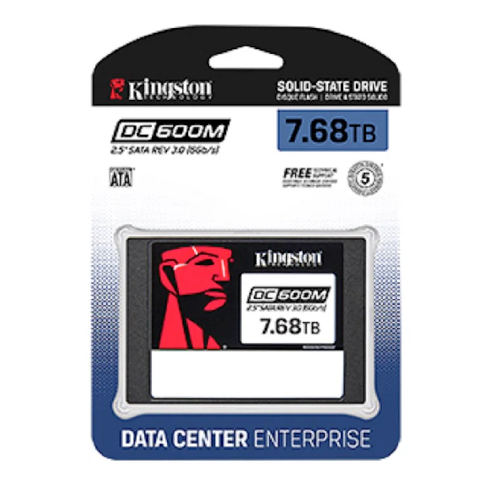 Твердотельный накопитель SSD 7680 Gb SATA 6Gb/s Kingston DC600M SEDC600M/7680G 2.5