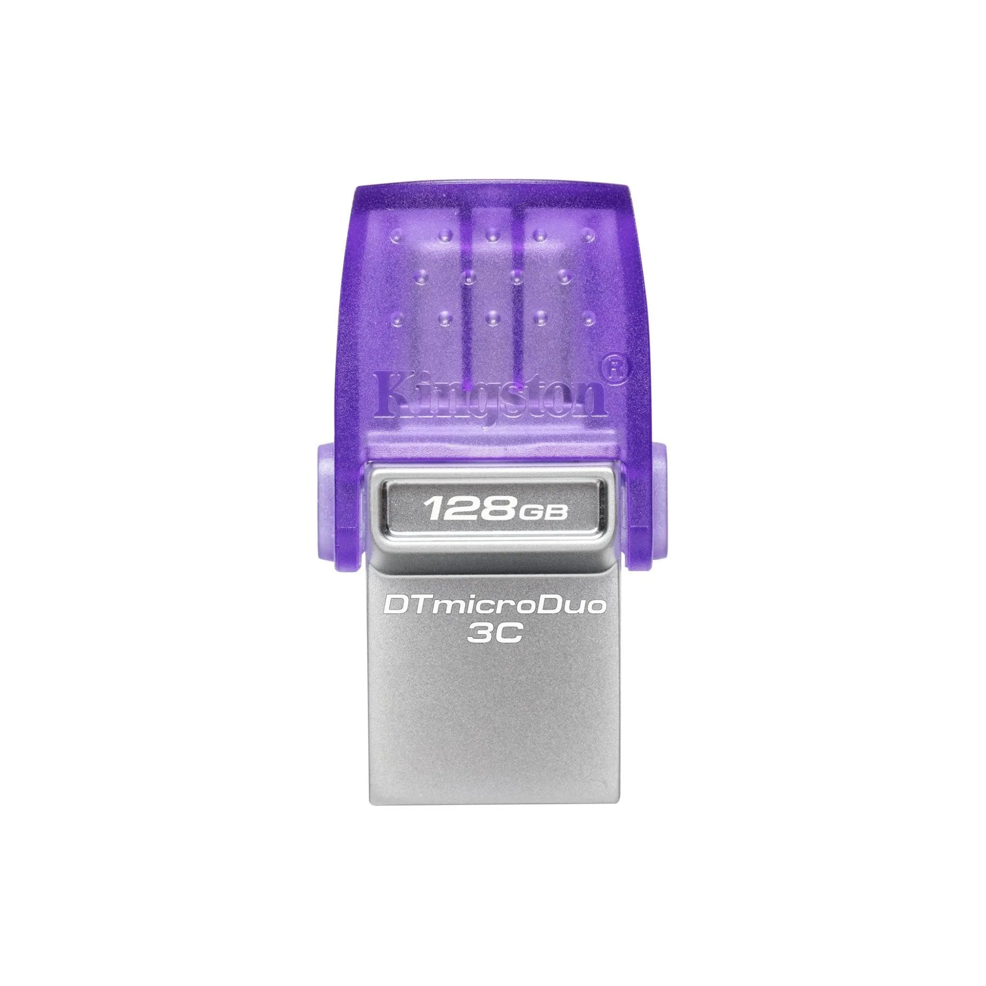 Флэш-накопитель Kingston 128Gb USB3.2+Type-C Data Traveler MicroDuo 3C (Metal) — фото 2