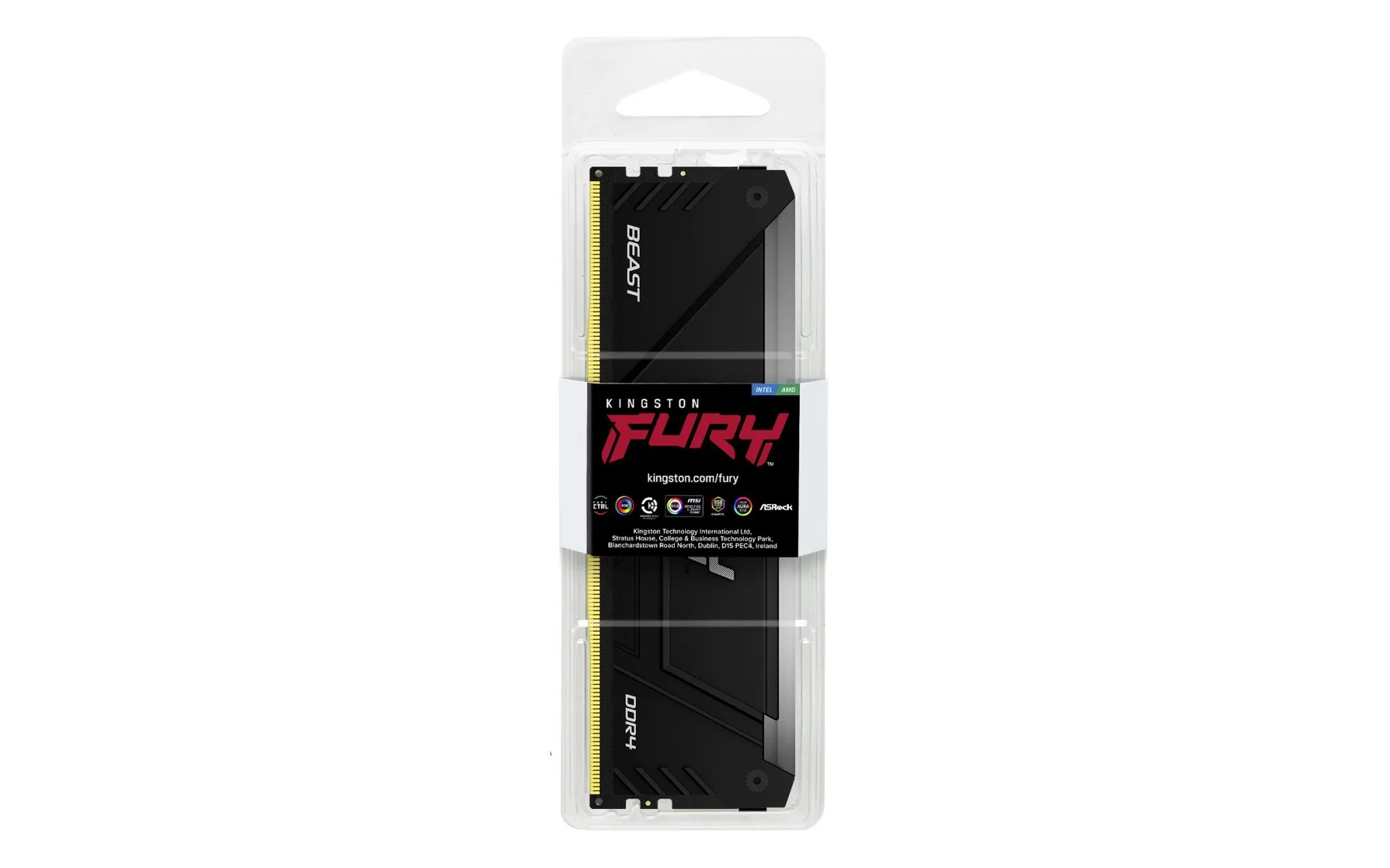 Модуль памяти Kingston Fury Beast RGB KF432C16BB2A/8 DDR4 DIMM 8Gb 3200 MHz CL16 — фото 2