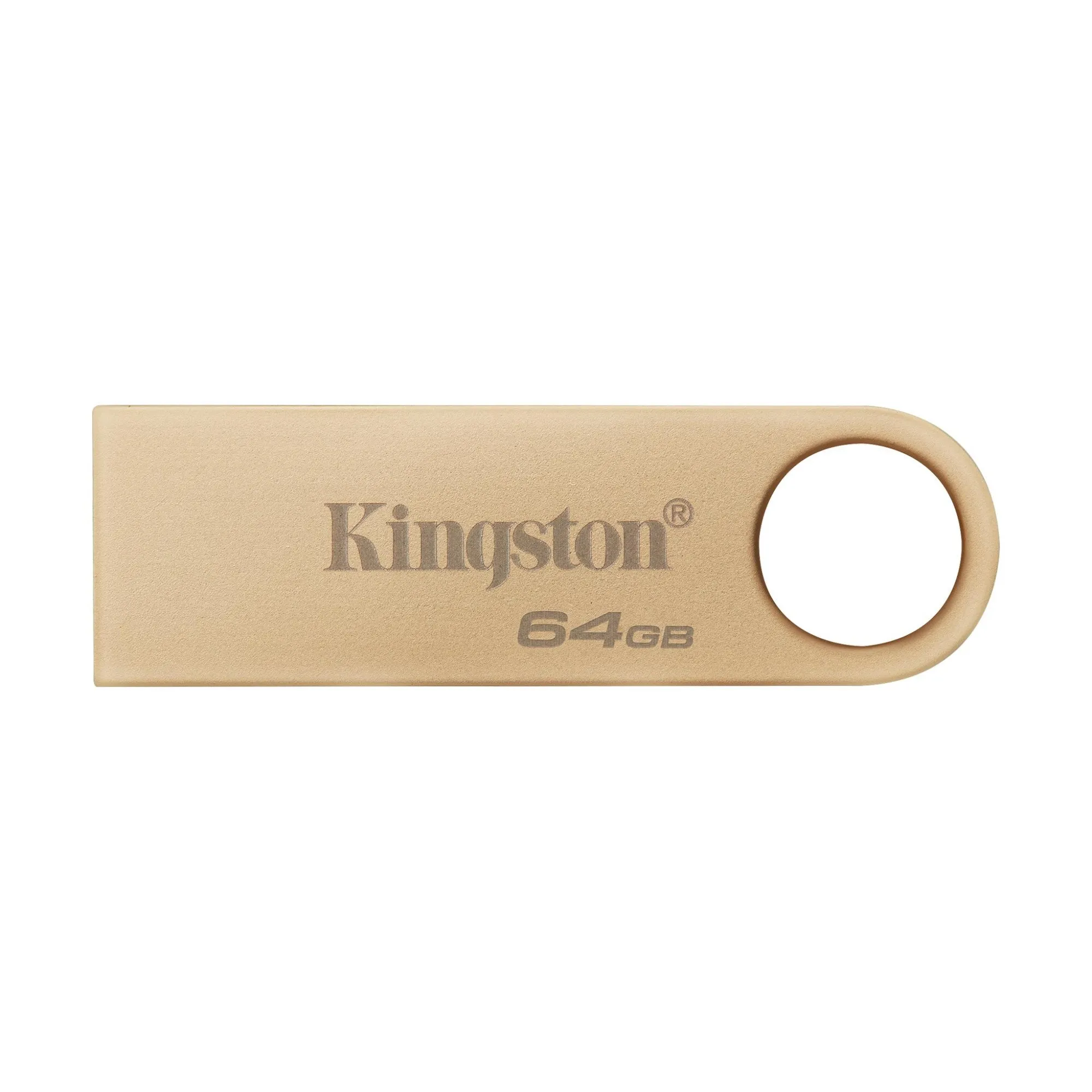 Флэш-накопитель Kingston 64Gb USB3.2 Gen1 Data Traveler SE9 (Gold Metal Case) — фото 2