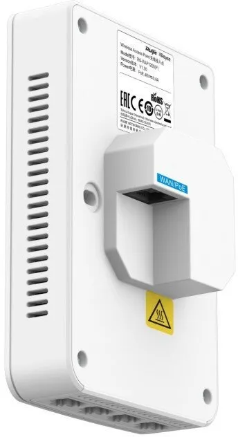 Настенная точка доступа Reyee RG-RAP1200(P), Wi-Fi 5, AC1300 802.11ac, 5GbxLAN, MU-MIMO 2x2, PoE out — фото 3