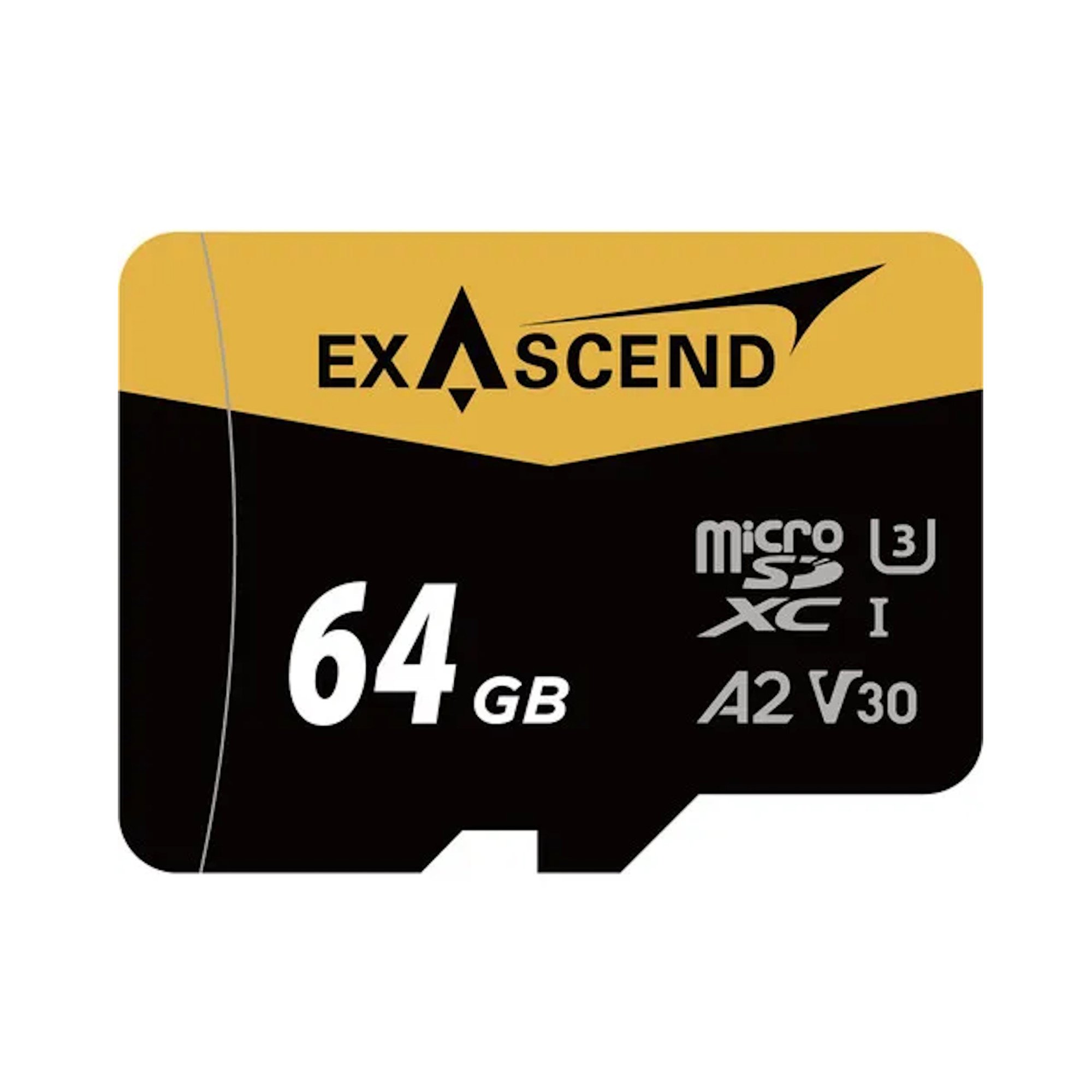Карта памяти MicroSD Exascend Catalyst, 64Gb, SDXC I, UHS-I (V30), R170/W140 +SD adapter