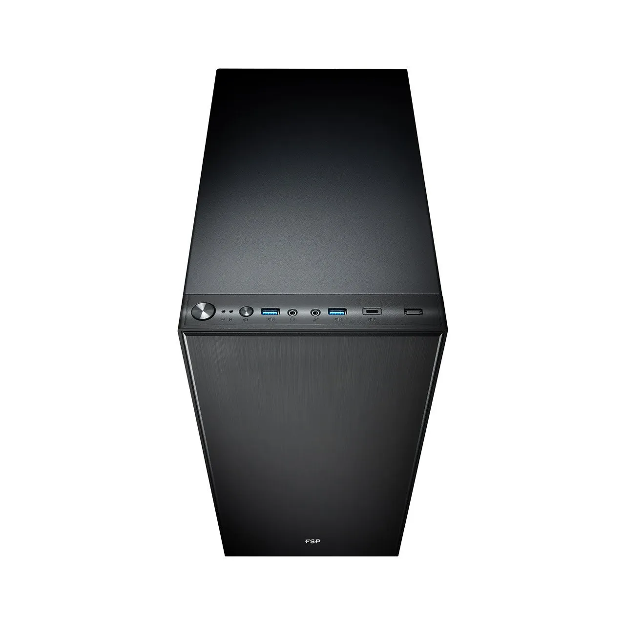 Компьютерный корпус FSP CMT223S (Silent tower), Без БП, 2xUSB3.0/1xType-C, 4xFAN120mm, Black, ATX — фото 2