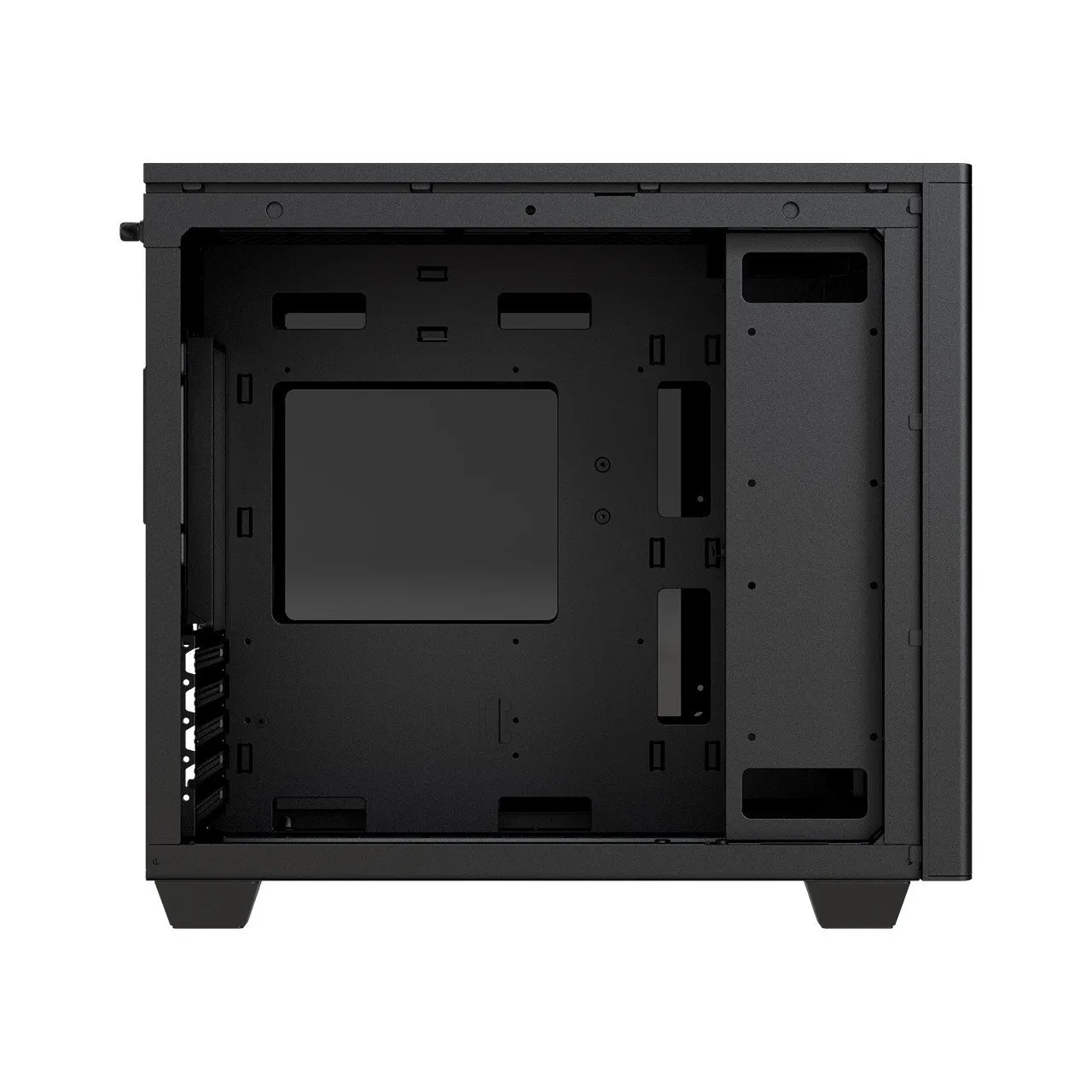 Компьютерный корпус FSP CST360B, Без БП, 2xUSB3.0/1xType-C, 2xFAN120, Tempered Glass, Black, mATX — фото 3
