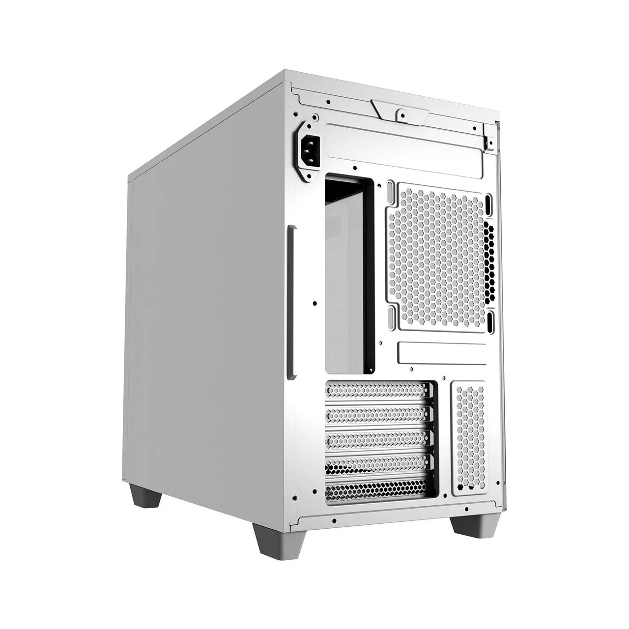 Компьютерный корпус FSP CST360W, Без БП, 2xUSB3.0/1xType-C, 2xFAN120, Tempered Glass, White, mATX — фото 2