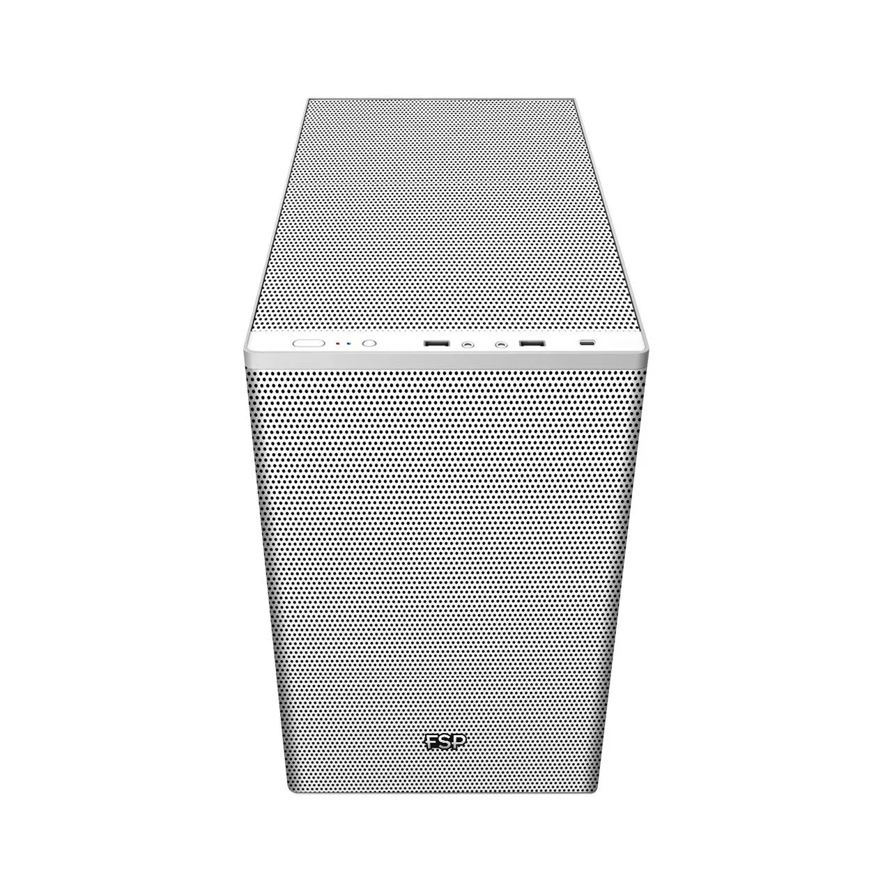Компьютерный корпус FSP CST360W, Без БП, 2xUSB3.0/1xType-C, 2xFAN120, Tempered Glass, White, mATX — фото 3