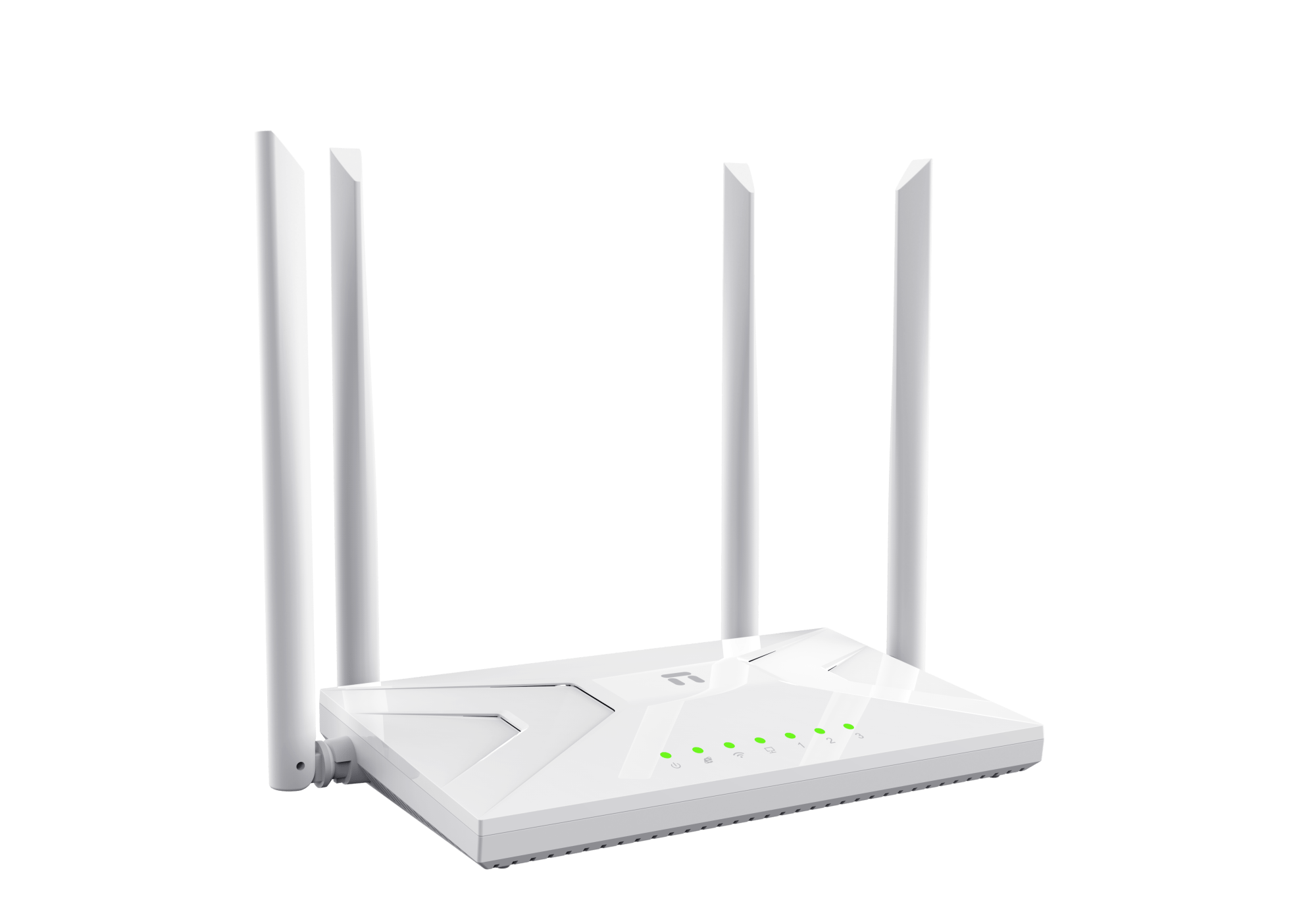 Wi-Fi роутер Netis NC21, WiFi 5, AC1200, 300+867Мбит/с, 4x5dBi, TR-069, WPS, Mesh, IPTV, WAN, 3xLAN