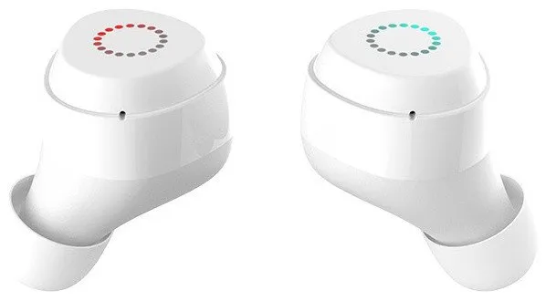 Наушники беспроводные Netac LK55, BT5.3, 4.8g, 9/18h, 0.055/0.3Ah, защита IPX4, clear voice, White — фото 3