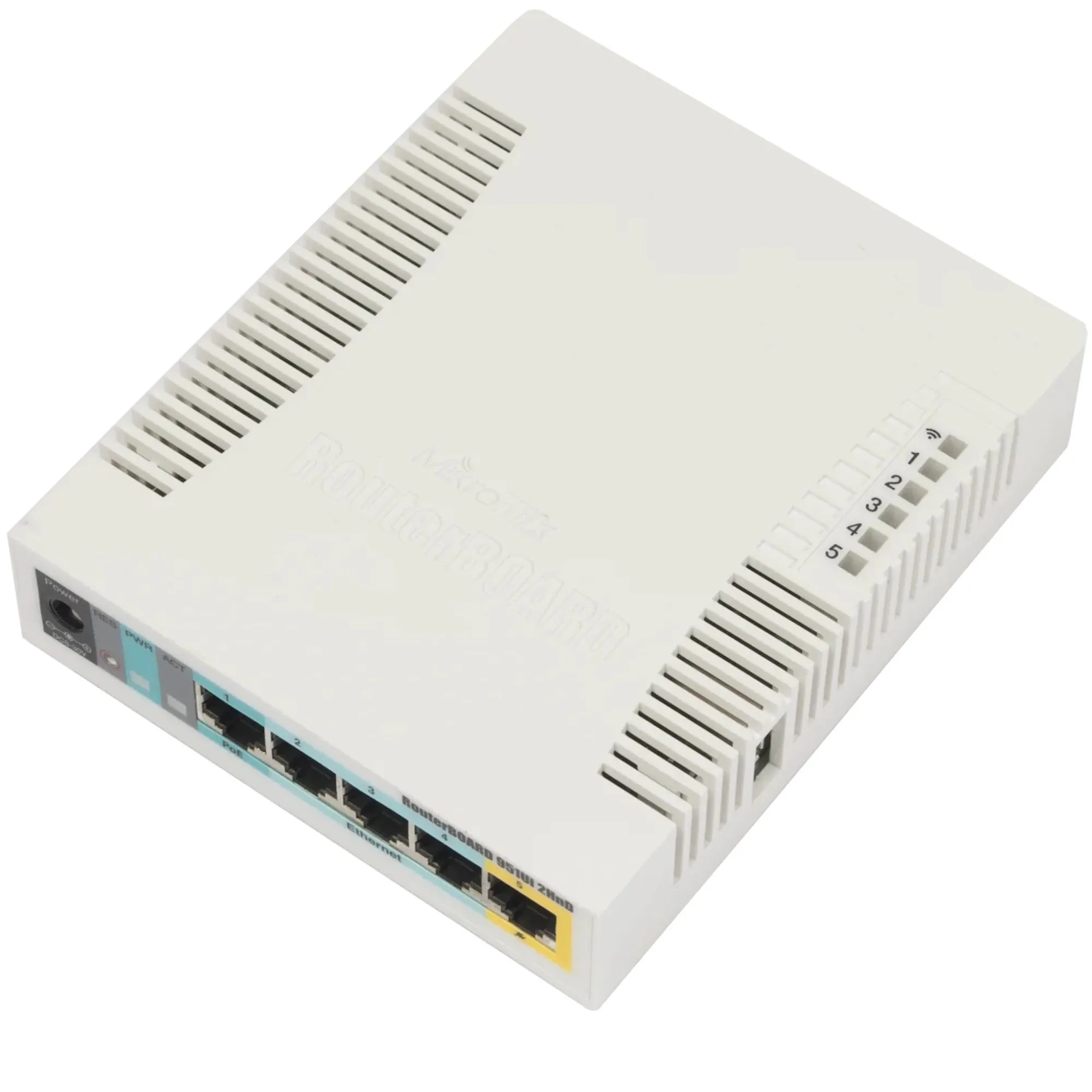 Wi-Fi точка доступа MikroTik RB951Ui-2HnD RouterBOARD 5UTP 100Mbps, 802.11b/g/n, 1xUSB, PoE
