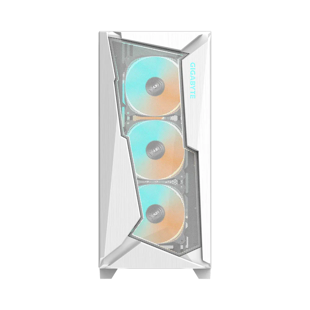 Компьютерный корпус GigaByte C301 GLASS WHITE V2, Без БП, 2xUSB3.0/Type-C, 4xARGB, White, E-ATX — фото 4