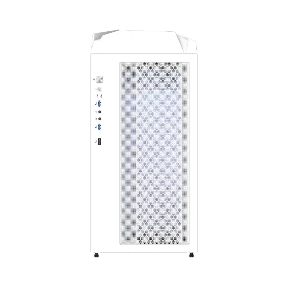 Компьютерный корпус GigaByte C301 GLASS WHITE V2, Без БП, 2xUSB3.0/Type-C, 4xARGB, White, E-ATX — фото 7