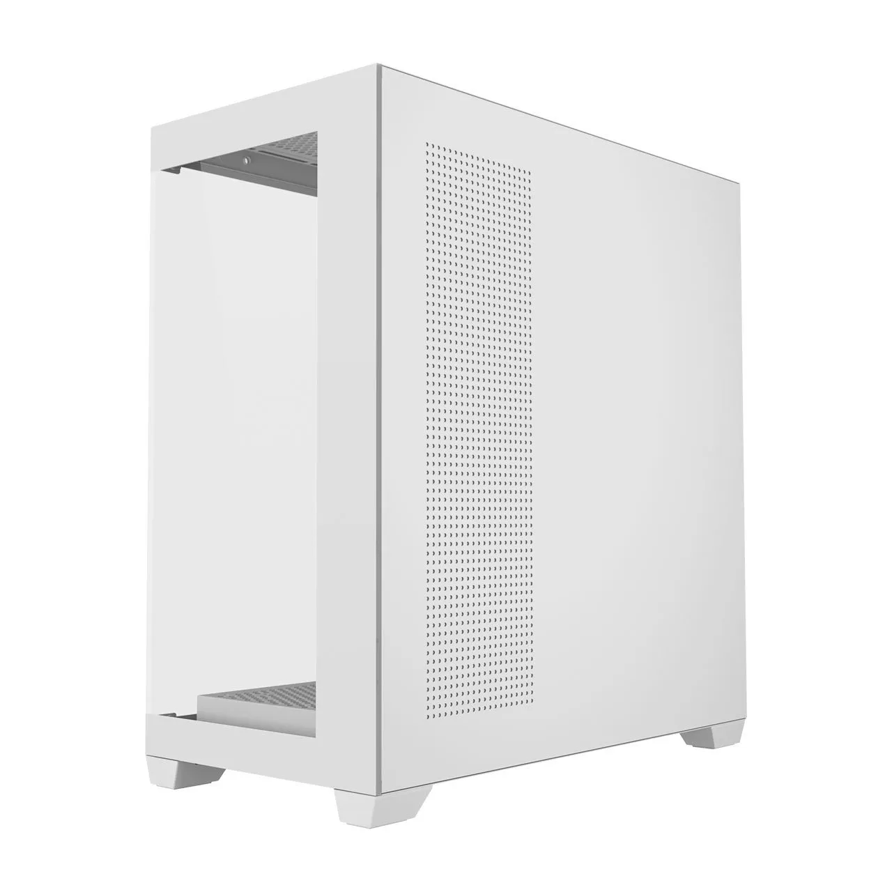 Компьютерный корпус FSP M340, Без БП, 2xUSB3.0, Type-C, 4xFAN120 ARGB, 2xGlass, White, ATX — фото 3