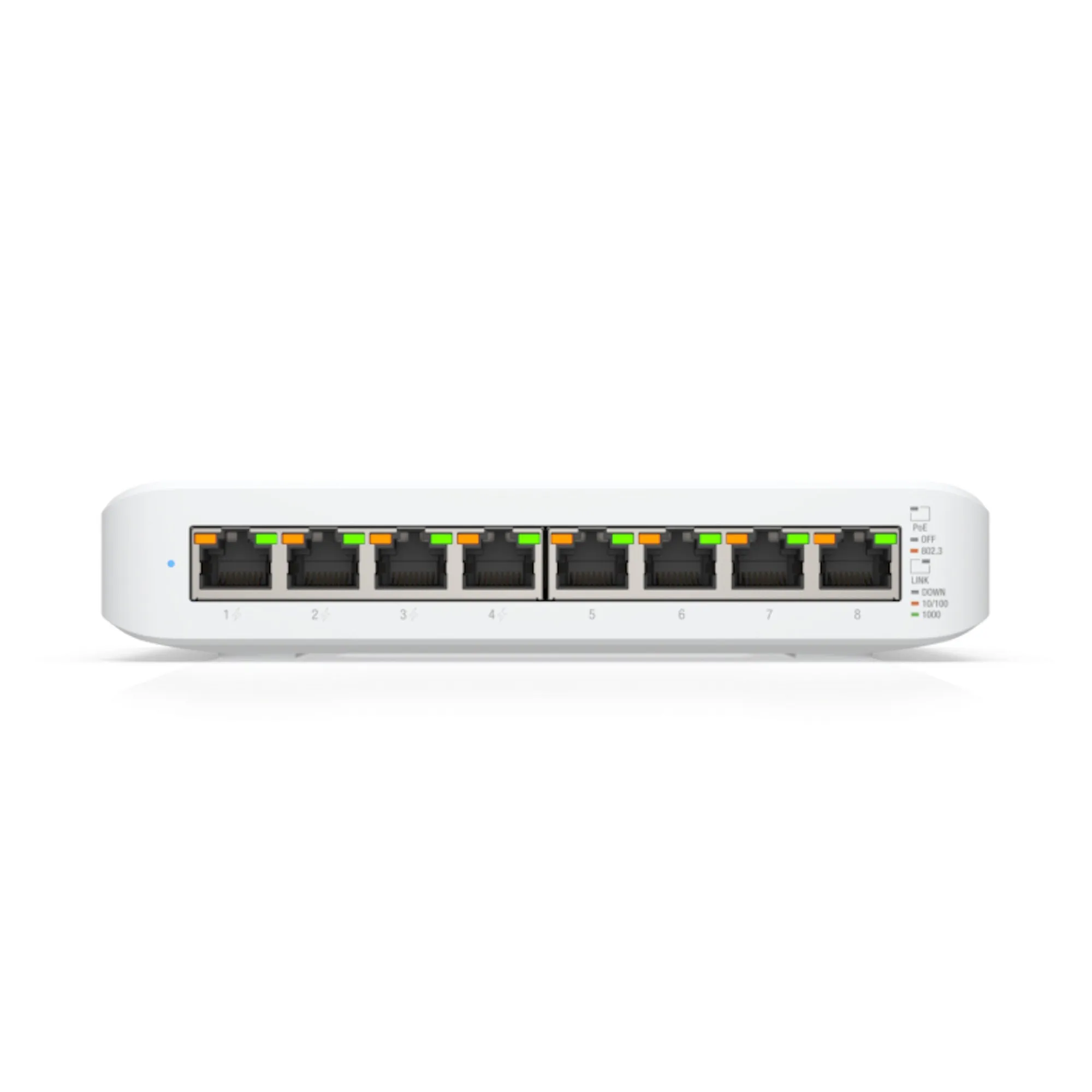 Коммутатор 8PORT 1000M RJ45 UBIQUITI UniFi Switch Lite 8 POE (4-port POE 52W max) — фото 3