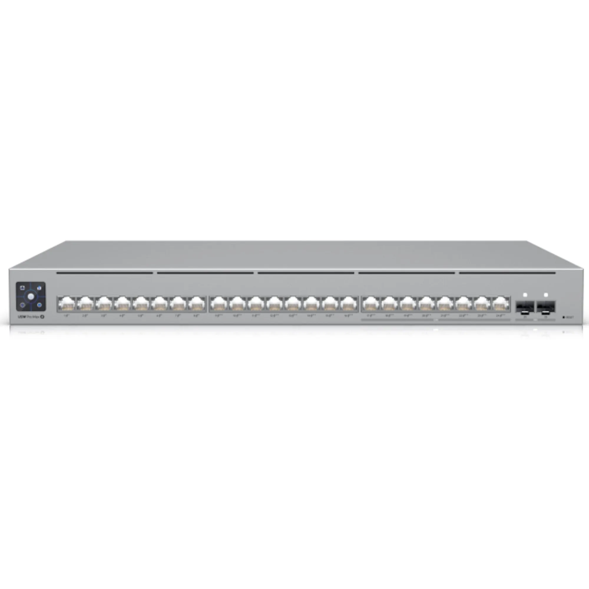 Коммутатор Ubiquiti Unifi Switch Pro 24 Max, 16x1000LAN, 8x2,5Gb LAN, 2x10Gb SFP+ — фото 2