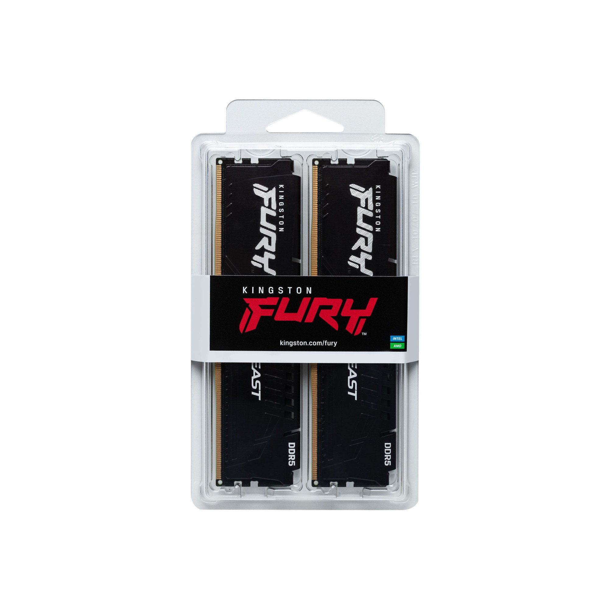 Модуль памяти Kingston Fury Beast Black EXPO KF560C36BBE2K2-32 DDR5 DIMM 32G KIT (2x16) 6000MHz CL36