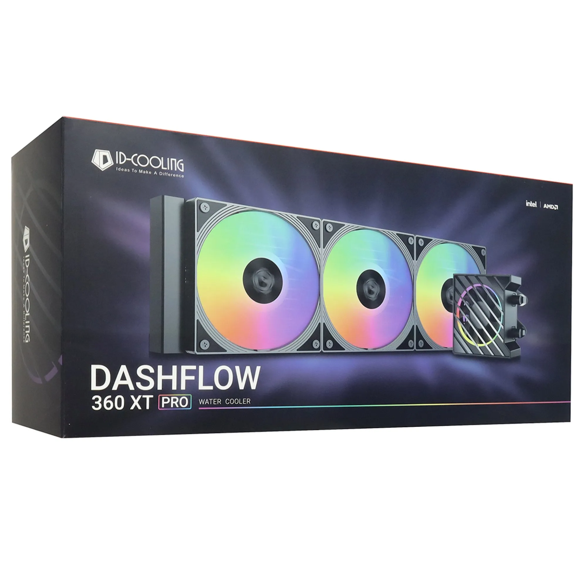 Водяное охлаждение ID-Cooling Dashflow 360 XT PRO, for S1700/1200/2066/2011/115x/AMD — фото 5