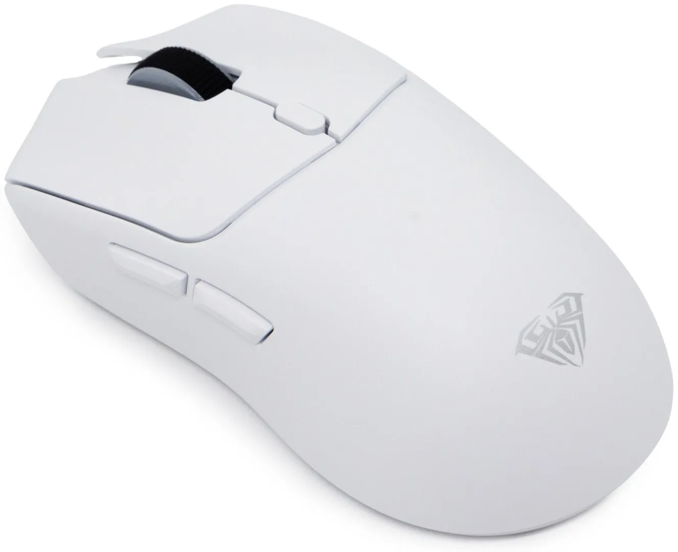Мышь AULA SC580X, PAW3325-10000dpi, 1000Hz, 500mAh, 2.4/BT/cable, 6 buttons, Lightweight(84g), White — фото 4