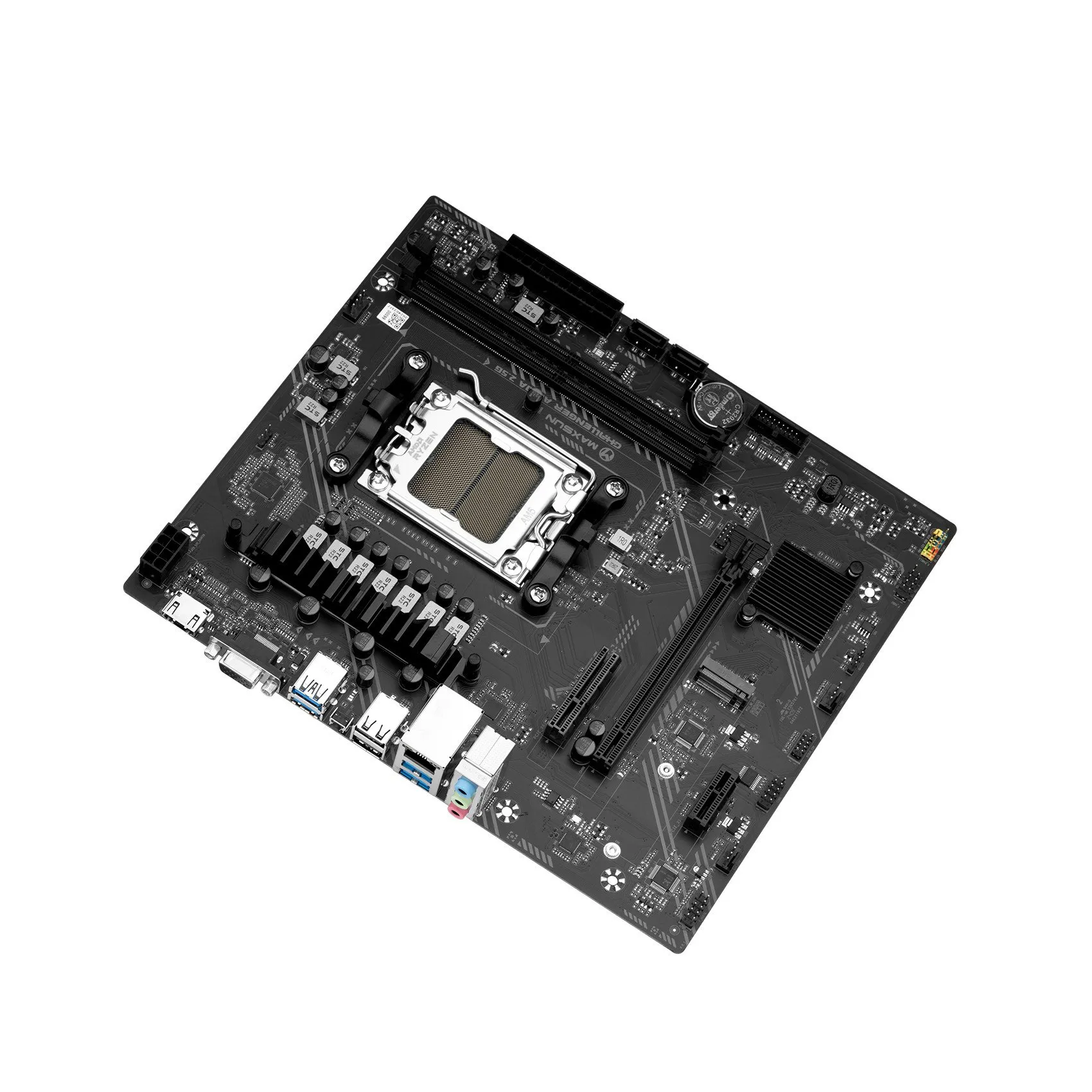 Материнская плата MaxSun Challenger A620A 2.5G, AM5, 2xDDR5, PCIe4.0, HDMI+VGA, 1xM.2, 2.5G LAN,mATX