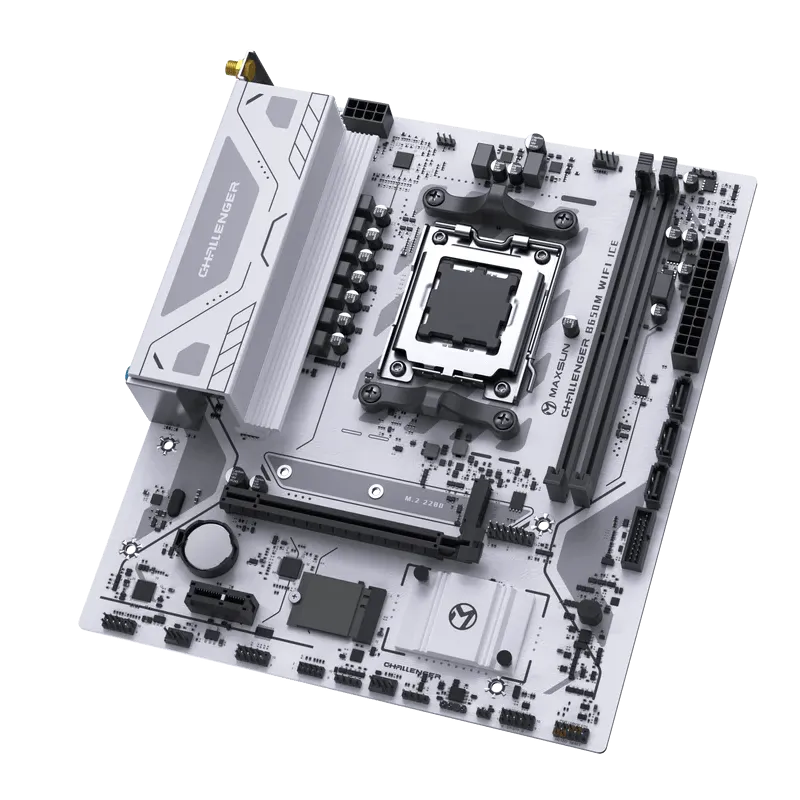 Материнская плата MaxSun Challenger B650M WIFI ICE, AM5, 2xDDR5, PCIe4.0, HDMI+VGA, M.2, mATX — фото 5
