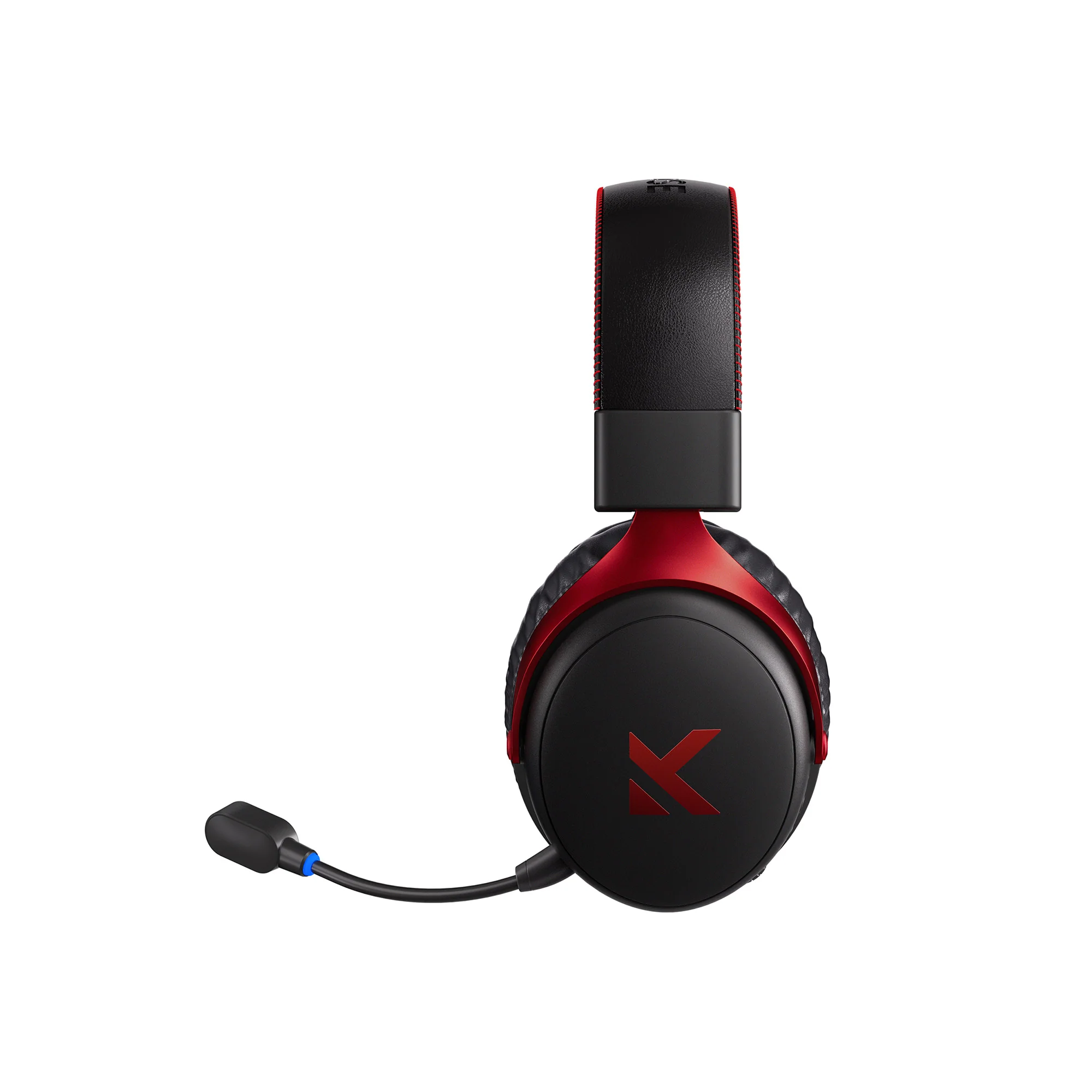 Наушники с микрофоном MCHOSE V9 Pro, 7.1 Surround, 53mm Drivers, 2.4/BT/USB, 2000mAh, Black Red — фото 5