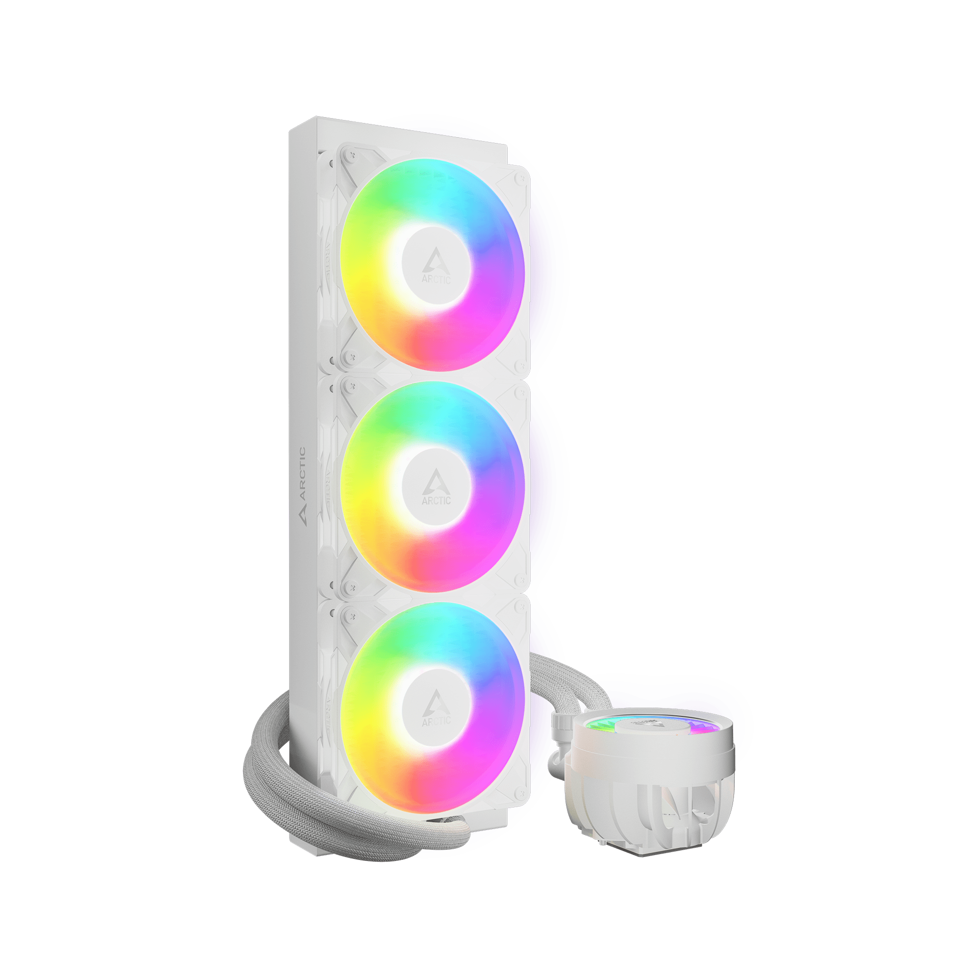 Водяное охлаждение ARCTIC Liquid Freezer III Pro 360 A-RGB(White), ACFRE00188A, S1851/1700/AMD4/5