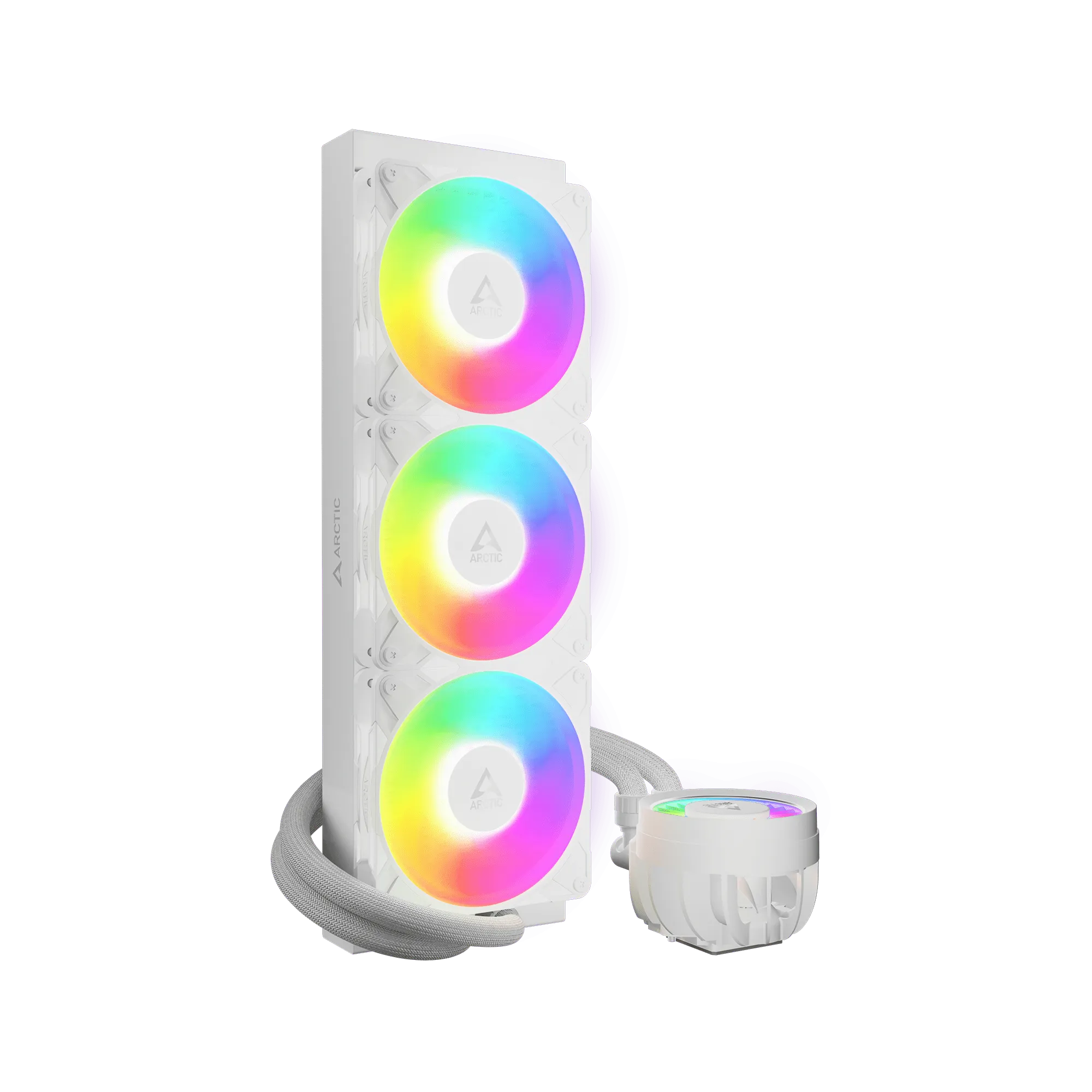 Водяное охлаждение ARCTIC Liquid Freezer III Pro 360 A-RGB(White), ACFRE00188A, S1851/1700/AMD4/5