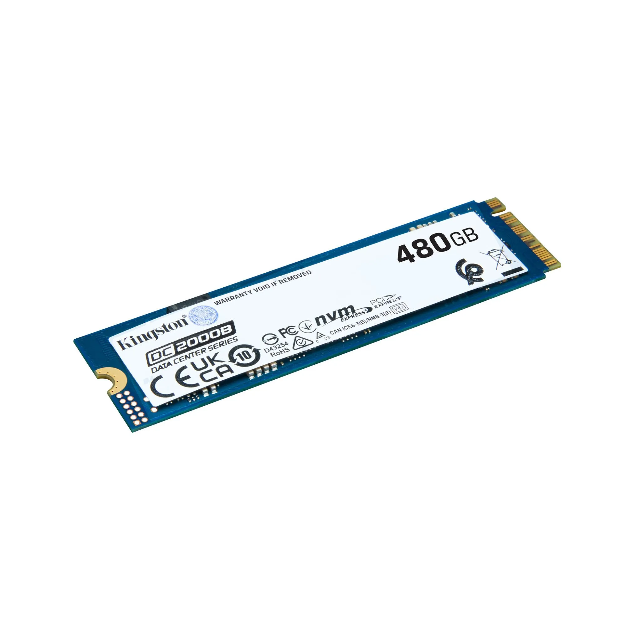 Твердотельный накопитель SSD 480 Gb, M.2 2280, Kingston DC2000B, SEDC2000BM8/480G, PCIe4, 7000R/800W — фото 4