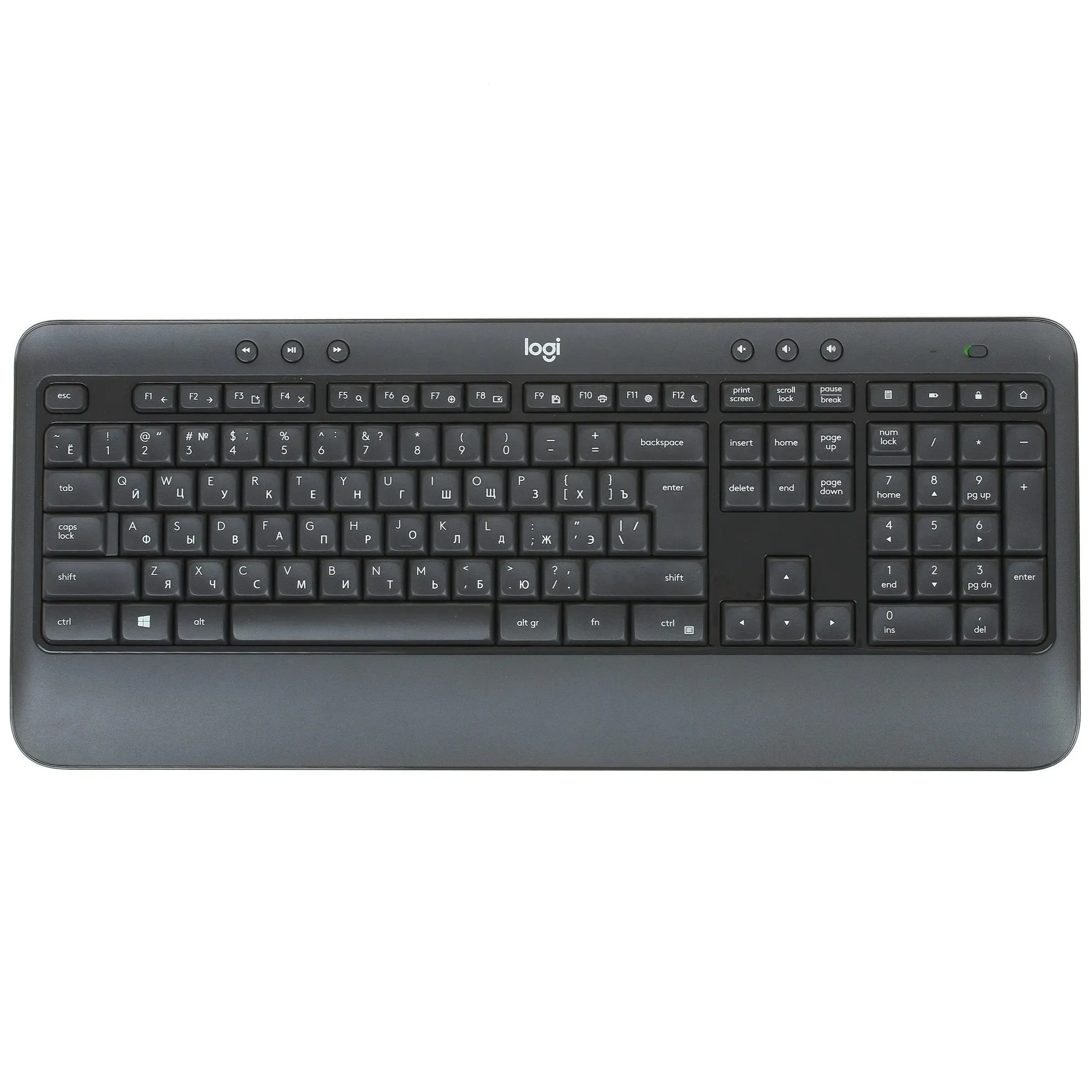 Комплект клавиатура+мышь Logitech MK540 черный — фото 2