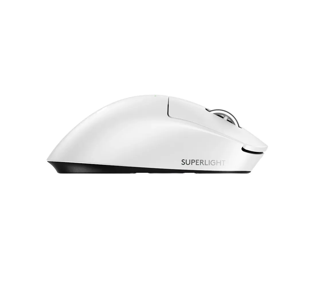 Мышь Logitech G PRO X Superlight 2  DEX,44000dpi, 8000Hz, USB receiver, 5 buttons, 60 g, Белый — фото 2