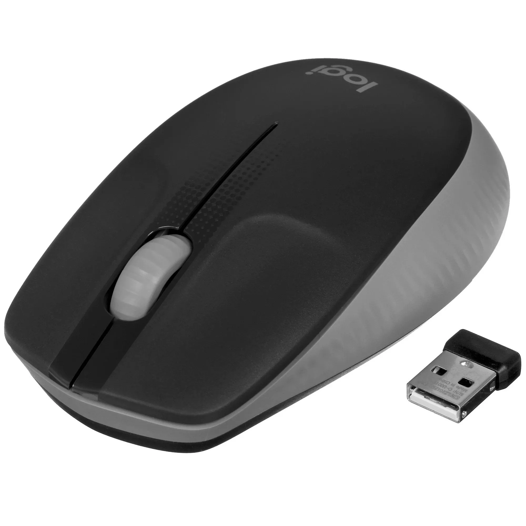Мышь Logitech M190 Wireless, Оптическая, 1000DPI, 1xAA, USB, 2.4 GHz, Серый/Черный — фото 3