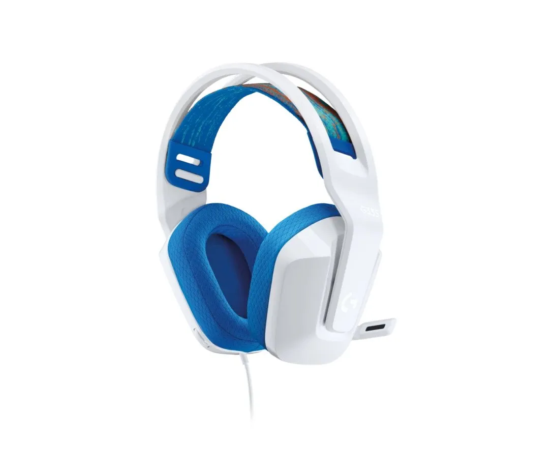 Гарнитура Logitech G335, 40 mm Drivers, 2 m Cable, Белый — фото 3