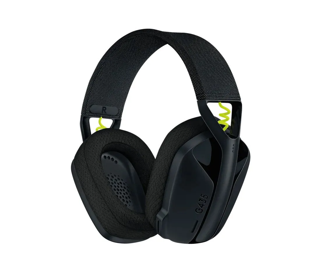 Гарнитура Logitech G435 Lightspeed, 40 mm Drivers, 2.4 GHz/BT, Черный