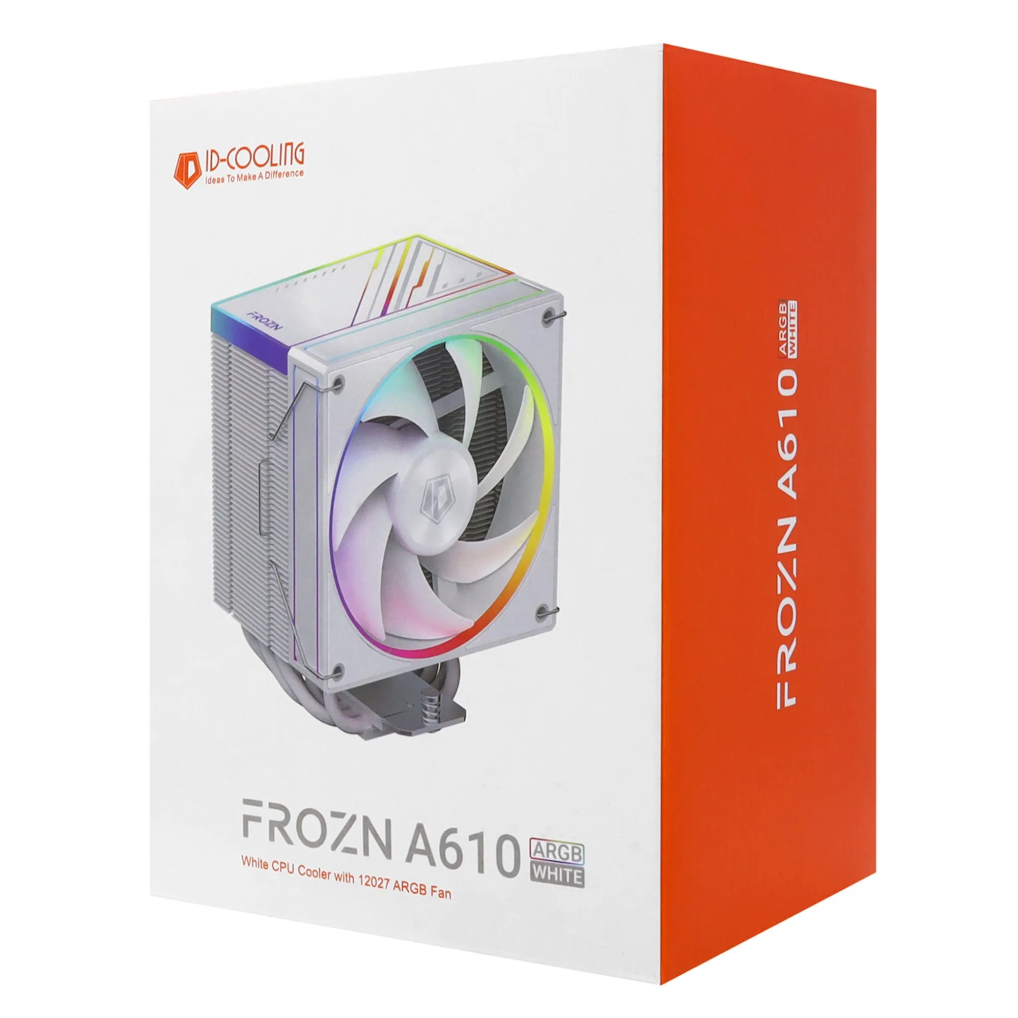 Кулер для процессора ID-Cooling FROZN A610 ARGB W, S1851/1700/1200/115x/AMD, 250W, 500-2000rpm, 4pin — фото 7