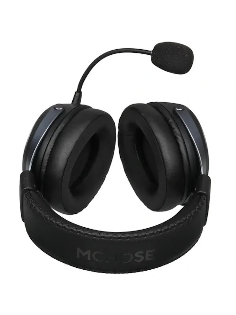 Наушники с микрофоном MCHOSE X9, 7.1 Surround, 53mm Drivers, 2.4/BT/USB, 2000mAh, Black — фото 2