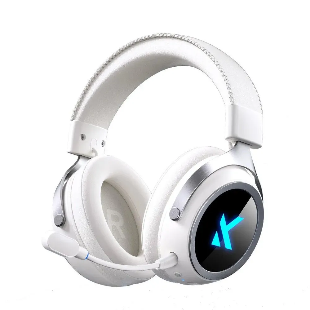 Наушники с микрофоном MCHOSE X9, 7.1 Surround, 53mm Drivers, 2.4/BT/USB, 2000mAh, White