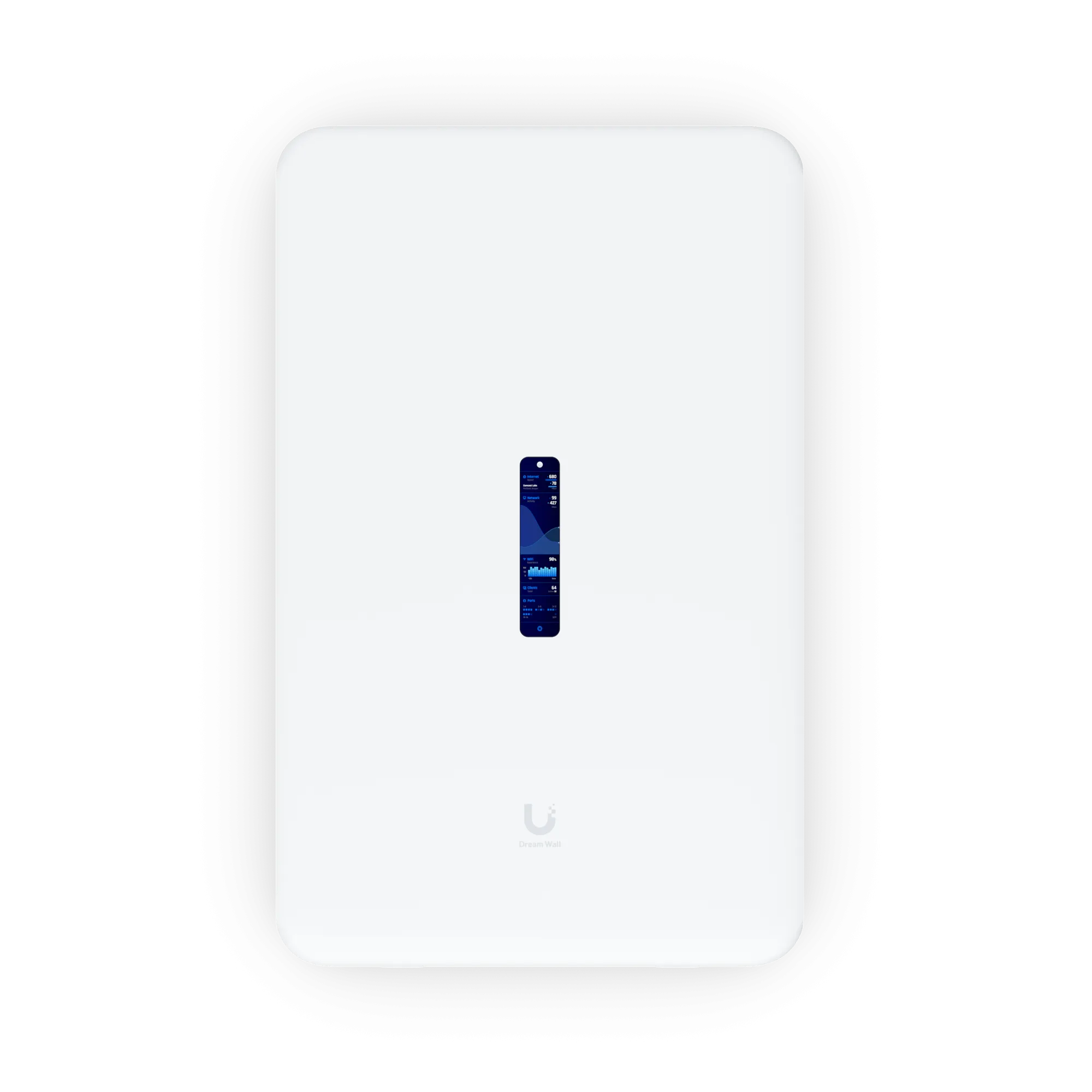Настенная консоль UBIQUITI ОС UniFi, WiFi6 (4x4 MIMO), 1xLAN 10 Гбит SFP+, 17xLAN 1 Гбит RJ45 — фото 1