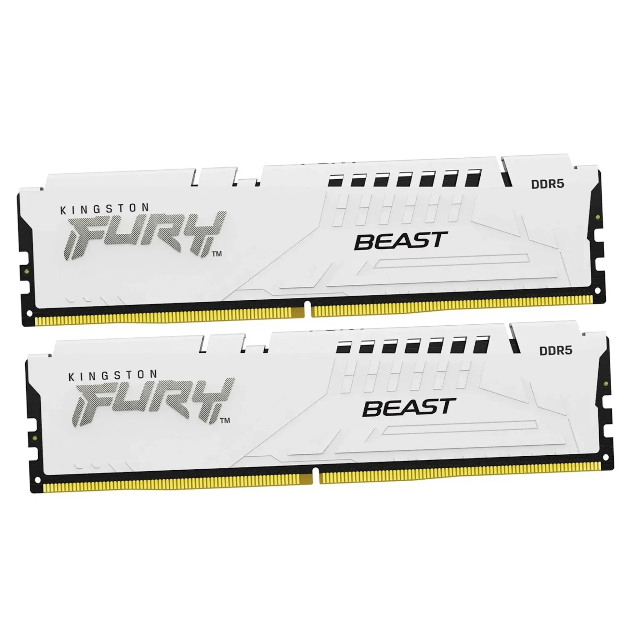 Оперативная память  32GB Kit (2x16) DDR5 5600MHz Kingston FURY Beast Whit EXPO CL36 KF556C36BWEK2-32 — фото 3