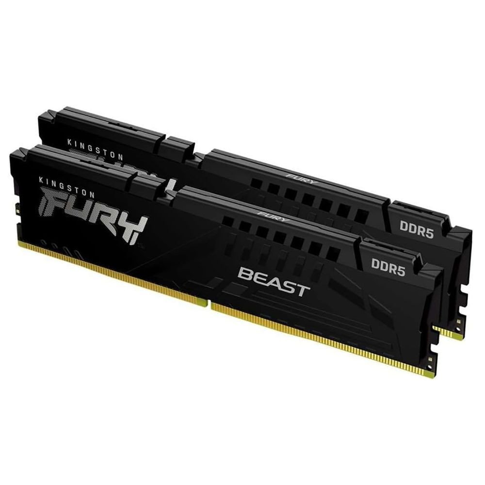 Модуль памяти Kingston Fury Beast KF552C40BBK2-32 DDR5 DIMM 32Gb Kit(2x16) 5200 MHz CL40