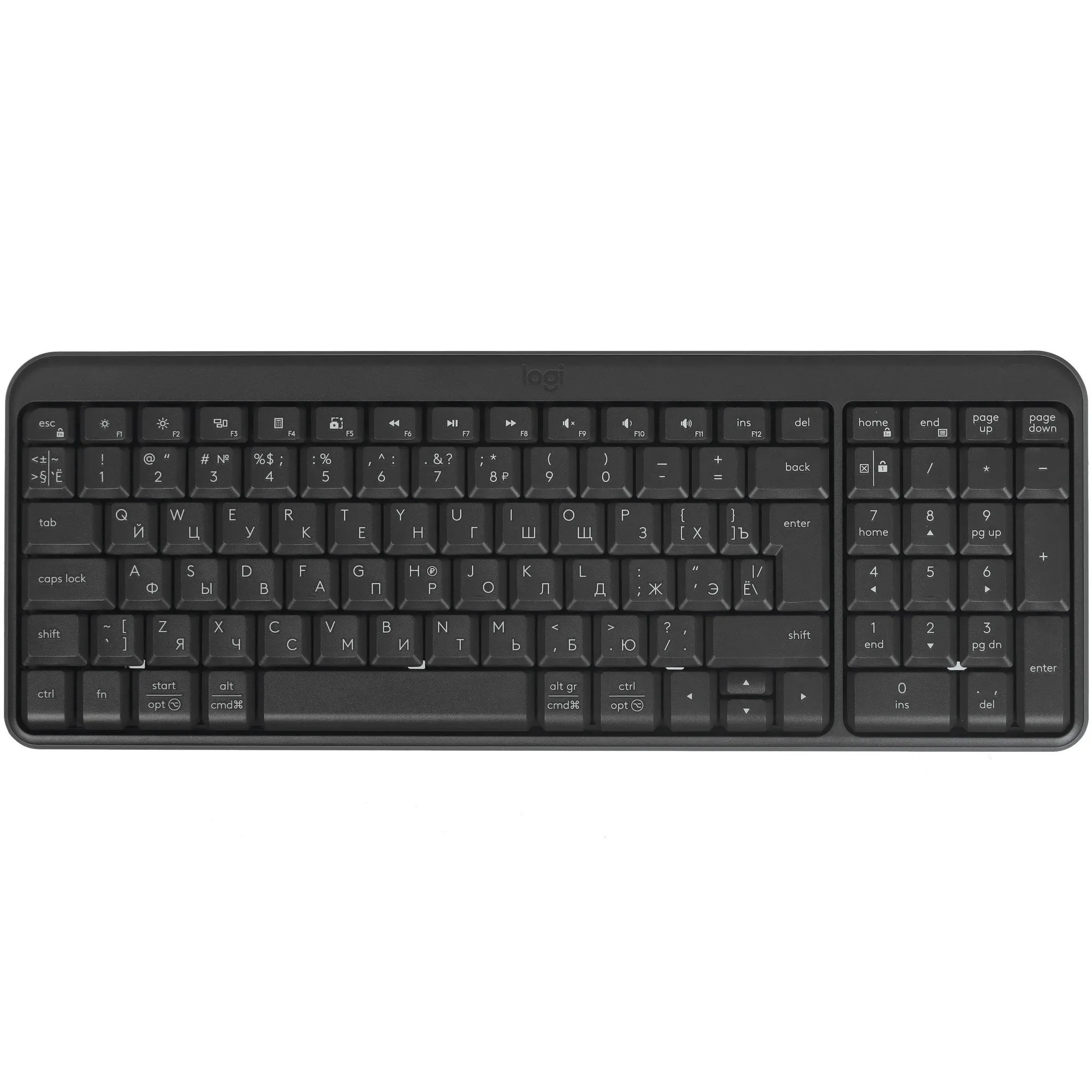 LOGITECH MK250 Compact Bluetooth Wireless Combo-GRAPHITE-RUS-2.4GHZ/BT-INTNL-973 — фото 2