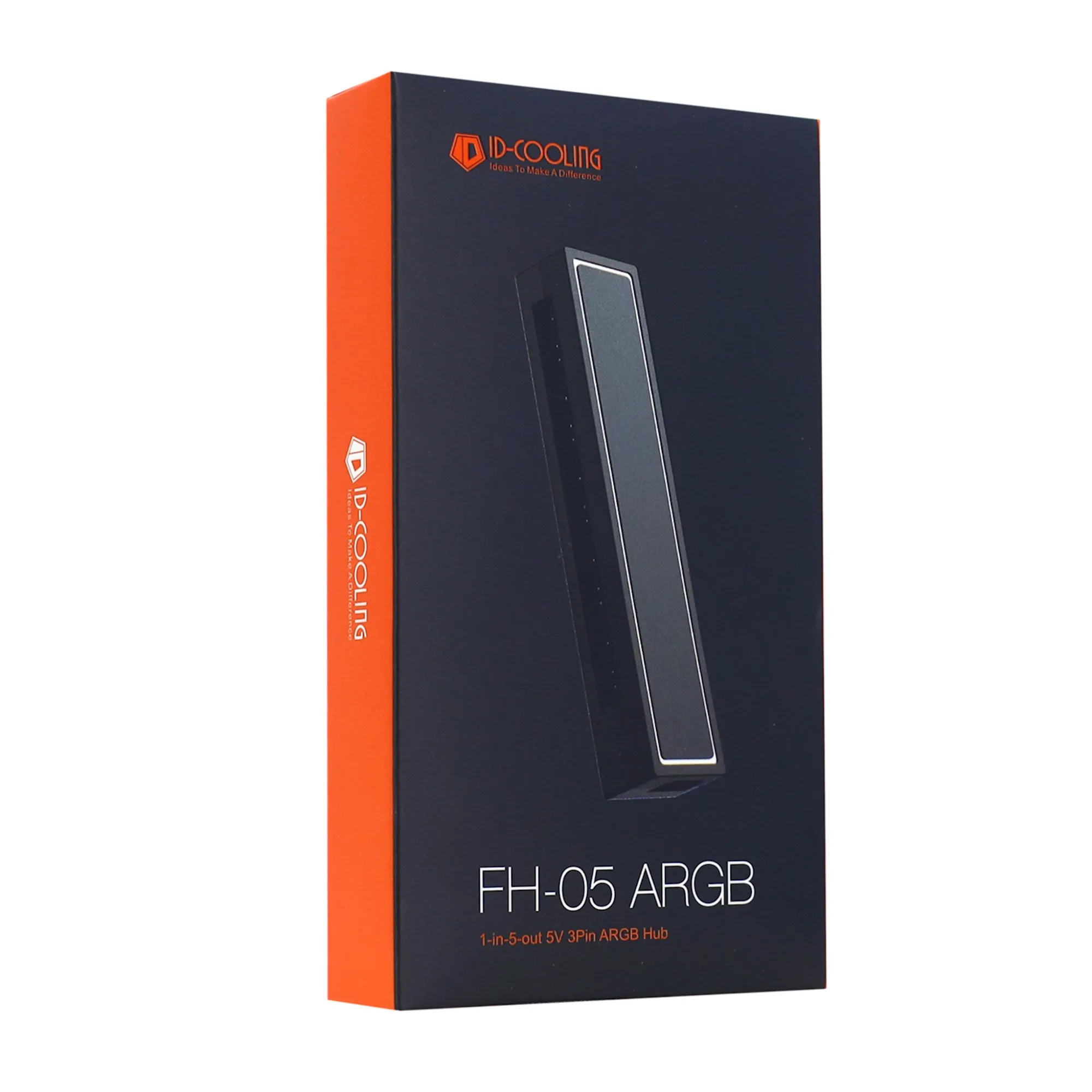 Разветвитель Fan Hub ID-Cooling FH-05 ARGB, 5x 3-pin Addressable RGB, 5V — фото 2