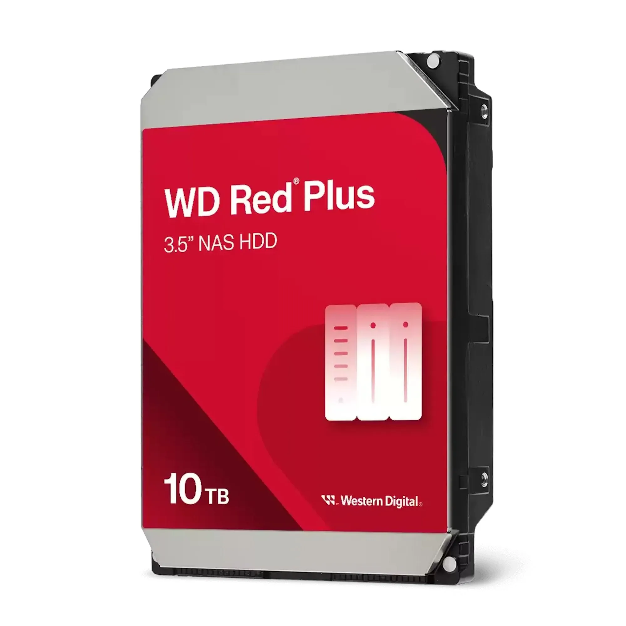 Жесткий диск для NAS систем HDD 10Tb Western Digital RED Plus SATA6Gb/s 3.5" 512Mb 7200rpm WD100EFGX — фото 3