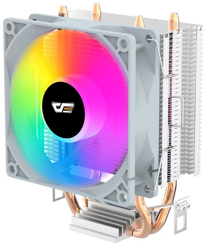 Кулер для процессора DarkFlash ICE200 Pro, 105W, RGB, LGA 115x//775/1700, AM5/AM4, 1800RPM, Fan 90cm