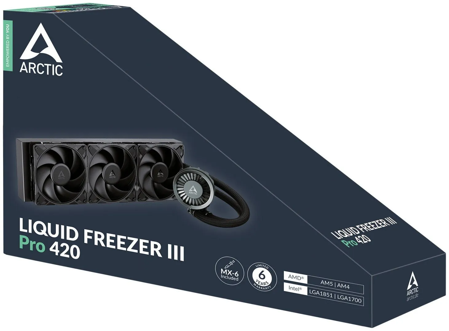 Водяное охлаждение ARCTIC Liquid Freezer III Pro 420 (Black), ACFRE00181A, S1851/1700/AMD4/5 — фото 5