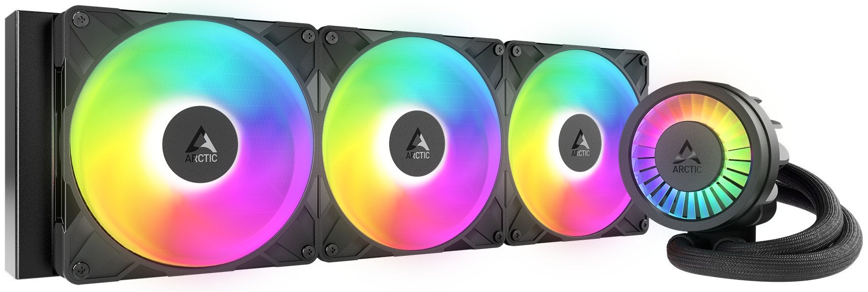 Водяное охлаждение ARCTIC Liquid Freezer III Pro 420 A-RGB(Black), ACFRE00185A, S1851/1700/AMD4/5