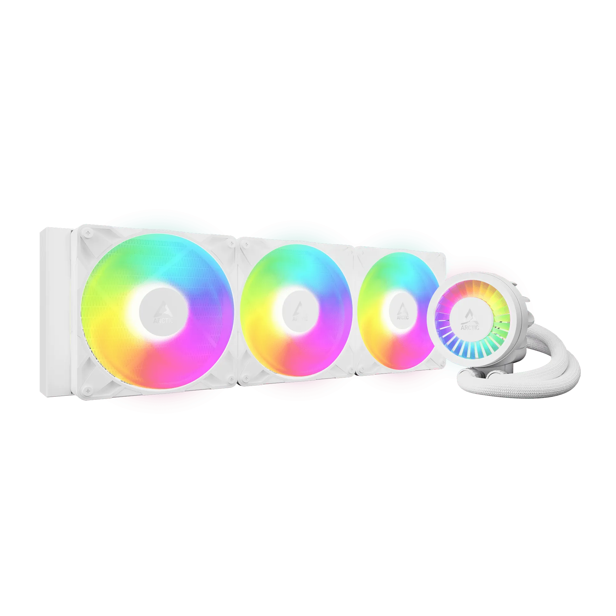 Водяное охлаждение ARCTIC Liquid Freezer III Pro 420 A-RGB(White), ACFRE00189A, S1851/1700/AMD4/5