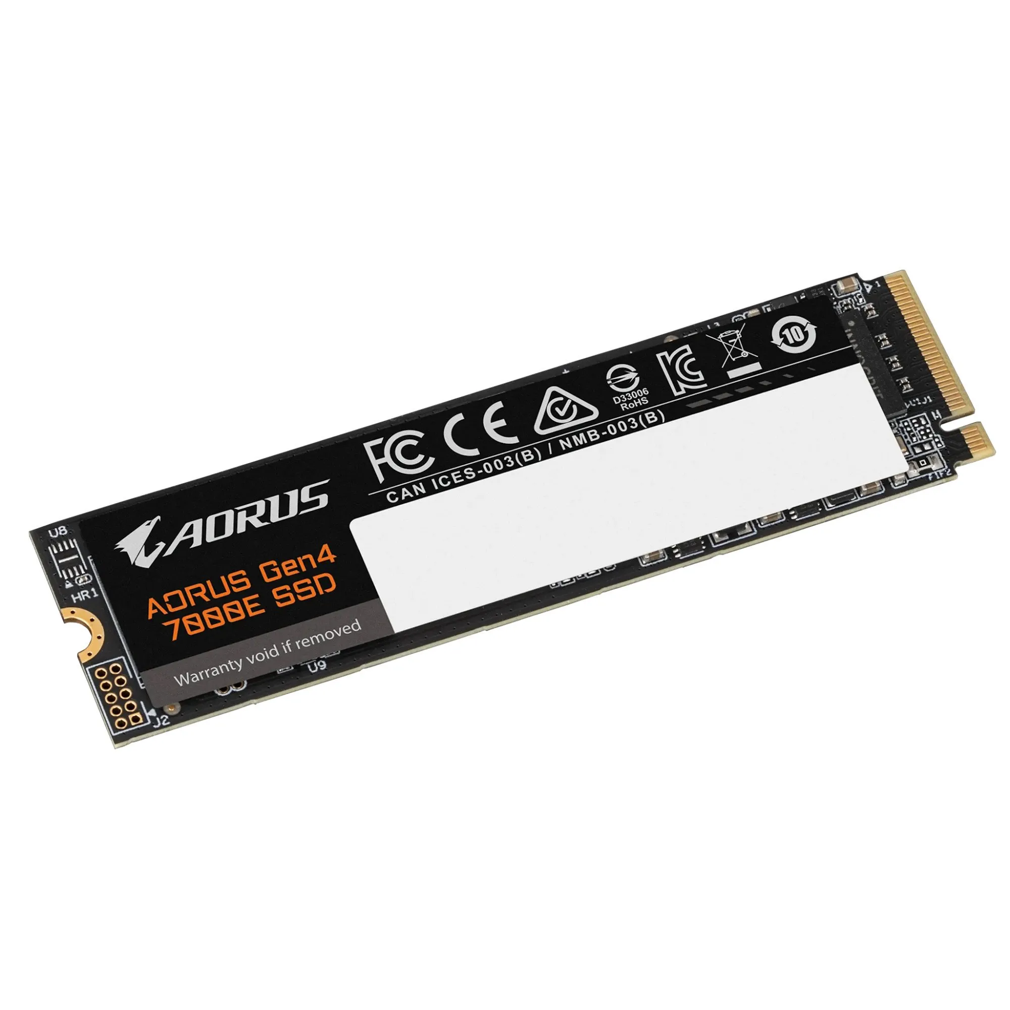 Твердотельный накопитель SSD 1Tb PCIe 4.0 GIGABYTE AG470E1TB AORUS Gen4 7000E 1TB, NVMe, M2 2280 — фото 4