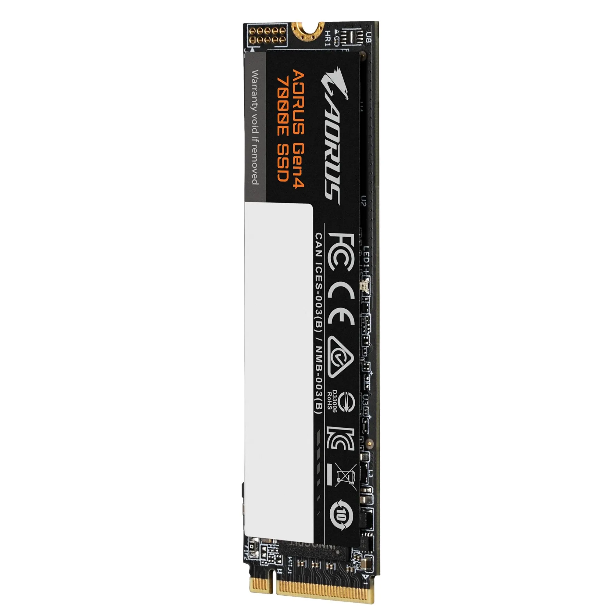 Твердотельный накопитель SSD 1Tb PCIe 4.0 GIGABYTE AG470E1TB AORUS Gen4 7000E 1TB, NVMe, M2 2280 — фото 3